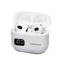True Wireless Bluetooth 5.3 Earphones with Charging Case, White EBTW-100WT 8435256811438