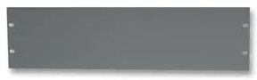 BLANK 19" RACK PANEL, 3U, GREY R1285/3UG