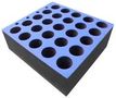 FOAM INSERT FOR 25 MICS, 6U M6001