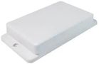 FLANGED CASE, WHITE, 127X70.6X20.5MM CUE8308WH