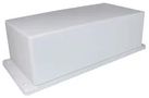 MULTIPURPOSE FLANGED ENCLOSURE, ABS, WHT TWF11-8-22W