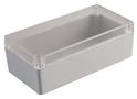 ENCLOSURE WITH CLR LID, 165X85X55MM RP1175C