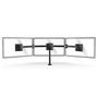 Desk Monitor Mount | 3 Screens | 14 - 24 " | 75x75 / 100x100 | Full Motion ERGOTMM100BK