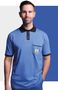 POLO shirt ESD blue, 2XL, men's ESD/polo/2XL/blu/M