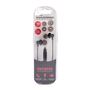 Earphones with Built-in Mic & In-Wire Remote Controller, Black ESTM-50BK 8435256897166