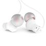 Earphones with Built-in Mic & In-Wire Remote Controller, White ESTM-50WT 8435256897630