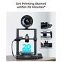 3D принтер Ender-3V3 SE 220x220x250mm сопло 260℃, станина ≤100℃ CREALITY ENDER-3V3SE 6971636403623