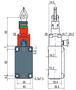 Rope safety switch with reset for emergency stop FD 1878, Pizzato FD-1878 8018851095689