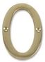 NUMERAL, 3", BRASS, NO '0' D01250