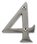 NUMERAL, 3", CHROME, NO '4' D01266