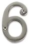 NUMERAL, 3", CHROME, NO '6 AND 9' D01268