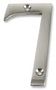 NUMERAL, 3", CHROME, NO 7' D01269