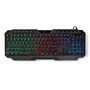 Wired Gaming Keyboard | USB Type-A | Membrane Keys | LED | QWERTZ | DE Layout | USB Powered | Power cable length: 1.30 m | Multimedia GKBD110BKDE 5412810413003