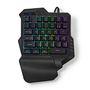 Wired Gaming Keyboard | USB Type-A | Membrane Keys | RGB | Single-Handed | Universal | USB Powered | Power cable length: 1.60 m | Gaming GKBDS110BK 5412810411245