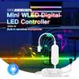 Цифровой контроллер светодиодной ленты, 12-24Vdc, 3A, 800pix, с микрофоном, WLED ESP32 Wi-Fi GL-MC-002WL 6978699220020