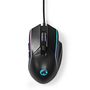 Gaming Mouse | Wired | 800 / 1200 / 2400 / 3200 / 4800 / 7200 dpi | Adjustable DPI | Number of buttons: 6 | Right-Handed | 1.50 m | LED GMWD510BK 5412810411269