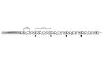Светодиодная лента катушка 5м, 12V 8.5W/m 72LED/m 900lm/m IP20 холодный белый 6500K, S форма, LEMLUX HM-S-72LED-W
