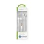 Wired Earphones with 3.5 mm Plug and Built-in Microphone, White HPWD2020WT 5412810304721