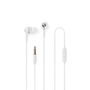 Wired Earphones | 3.5 mm | Cable length: 1.20 m | Built-in microphone | Volume control | White HPWD2020WT 5412810304721