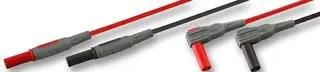 TEST LEADS, 4MM STRAIGHT TO 90DEG 72-9315