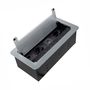 INBOX mööbli pistikupesa, 2 x Schuko, 1x USB, 1x USB-C, HDMI, RJ45 3m hõbedane INBOX-SR-DE-3.0-02 5908293405821