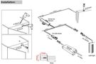 LED kontroller mööblile, 12-24 Vdc, 4A, IR-andur, süvistatav, Ø14mm IR008-D