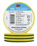 Vinyl Electrical Tape 3M Temflex 165 15mmx15mmx10m, green-yellow, 3M IZ/3M/165YG-10 4054596657441