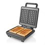 Waffle Maker | Belgian waffles | 22 x 12.5 cm | 1200 W | Automatic temperature control | ABS / Aluminium KAWP210FBK