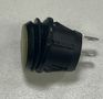 Rocker switch; ON-OFF, fixed, 2pins. 6A/250Vac, 19x12mm, SPST, waterproof, orange, round KE/MI/2F/Y/H/0