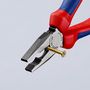 KNIPEX 03 02 160 Combination Pliers with multi-component grips black atramentized 160 mm KNIP/0302160