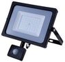 50W PIR SENSOR FLOODLIGHT 4000K BLACK 470 VT-50-S