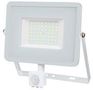 LED FLOODLIGHT PIR 50W 3000K WHITE VT-50-S 466