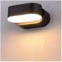 LED WALL LIGHT 6W 3000K BLACK VT-816 8288