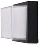 LED WALL LIGHT 12W 4000K BLACK SQ VT-828 8544