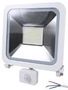 100W LED FLOODLIGHT, 1M CABLE, WHITE PIR PELL0287