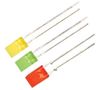 LED Diffuse Green 3.7mcd 140° 2x5mm LED2x5G