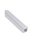 Alumiiniumprofiil valge kattega LED ribale, anodeeritud, pinnapealne, kõrge, LINE, 2m LINE-OP-2M-S 5900652141050