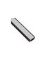 Alumiiniumprofiil valge kattega LED ribale, must, pealispind LINE MINI 2m LINEM-OP-2M-B 5900652140176