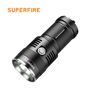 Flashlight M6-S, 3000lm, 36W, rechargable USB C, 4x 18650 10400mAh, IP44 SUPERFIRE-M6-S 6956362941755