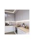Aluminum profile with white cover for LED strip, anodized, corner 30/60° TRI-LINE MINI, 2m MN-3LM-ML-2M-S 5900652145027