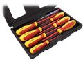 Kit:screwdrivers;insulated;1kVAC;Phillips,slot;plastic box NB-04SET