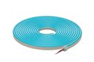 Светодиодная лента NEON FLEX 12Vdc, 7.2W/m, 1cm cut, ICE BLUE, 6x12mm, 5m reel, IP67 NF-612-12V-IB