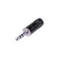 Stereo Connector 3.5 mm Male Black NTR-NYS231B 7613187010255