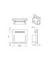 Otsakork LED profiilile LINE/DEOLINE, hall, ilma auguta OP2-EC-13x14-G-WOH 5900652147984