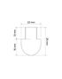 Otsakork LED profiilile INLINE MINI XL, must, ilma auguta OP2-EC-INM-XL-B-WOH 5900652148394