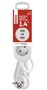 Extension Cord 1,4 m / 2 sockets+2×USB-A+1×USB-C / white / PVC / 1,5 mm2 EMOS P02214E 8592920141175