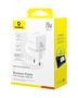 Настенное быстрое зарядное устройство Palm 20W USB + USB-C QC3.0 PD3.0, белый P10111608213-00 6932172672744