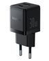 Wall Fast Charger Palm 30W USB + USB-C QC3.0 PD3.0, Black P1011160A113-00 6932172672478