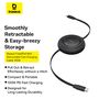 Kaabel USB C - USB C 100W 1,5m sissetõmmatav must Free2Pull BASEUS P10364500113-00 6932172668648