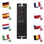 Power strip with surge protection (1800J) 3m 8 sockets, IEC, RJ45 protection black EMOS P54252 8592920080238